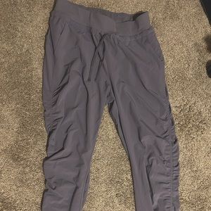 Athleta Attitude pant in dusty blue, size 4